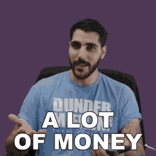 A Lot Of Money Rudy Ayoub GIF - A Lot Of Money Rudy Ayoub Tons Of Money GIFs