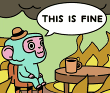 This Is Fine Zoofrenz GIF - This Is Fine Zoofrenz Nft GIFs