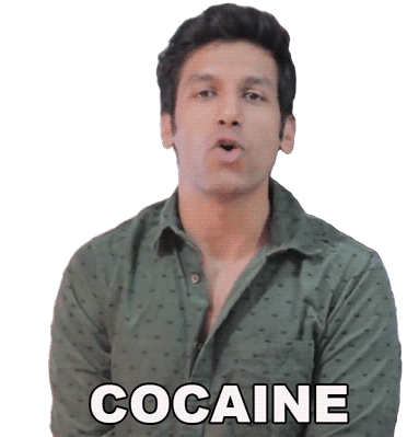 Cocaine Kanan Gill Sticker - Cocaine Kanan Gill Drugs Stickers