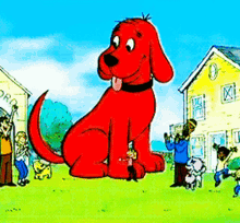 Clifford The Big Red Dog Clifford GIF - Clifford The Big Red Dog Clifford Cheering GIFs