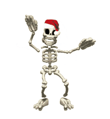 christmas dancing skeleton skeleton halloween festive