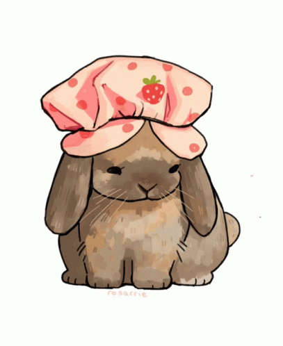 Mini Original 'Cute Bunny' Drawing (A5) – Never Stay Dead