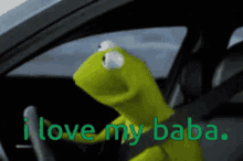 Kermit Frog GIF - Kermit Frog I Love My Baba GIFs