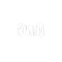 a white background with the word rosalia written in gray