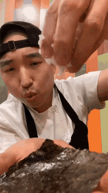 Pouring Rice Chef Chris Cho GIF