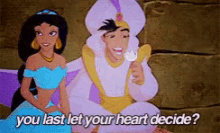 When Did You Last Let Your Heart Decide Aladdin GIF - When Did You Last Let Your Heart Decide Aladdin Disney GIFs