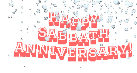 Mcgi Sabbath Sticker - Mcgi Sabbath Happy Stickers