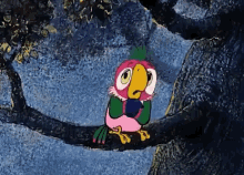 попугай грустно страшно плачет плакать слезы кеша GIF - Parrot Kesha Soviet Animation GIFs