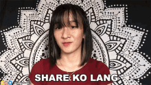 Share Ko Lang Maria Faye Vargas GIF - Share Ko Lang Maria Faye Vargas Binabahagi Ko Lang GIFs