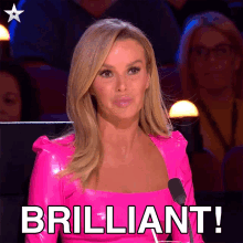 Brilliant Amanda Holden GIF - Brilliant Amanda Holden Britains Got Talent GIFs