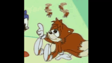 Adventures Of Sonic The Hedgehog Tails GIF - Adventures Of Sonic The Hedgehog Tails Dizzy GIFs