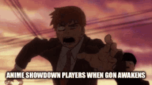 Anime Showdown Reigen Running GIF - Anime Showdown Reigen Running Gon GIFs