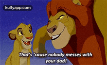 That'S 'Cause Nobody Messes Withyour Dad!.Gif GIF