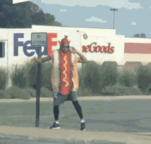 Friday Dance Hotdog GIF - Friday Dance Hotdog Celebrating GIFs