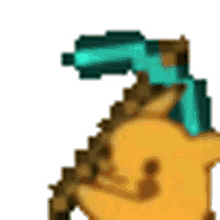 pikachu minecraft diamond pickaxe axe