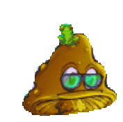 a cartoon character wearing glasses and a hat with a frog on it