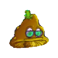 a cartoon character wearing glasses and a hat with a frog on it