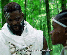 Black Panther Mbaku GIF - Black Panther Mbaku Which Way Is Your Heart Leaning GIFs
