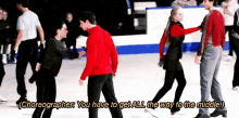 Tessa Virtue Scott Moir GIF - Tessa Virtue Scott Moir You Have To Get Me All The Way To The Middle GIFs