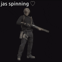 Jasper Spinning In Microwave Leon Kennedy For Real GIF - Jasper Spinning In Microwave Leon Kennedy For Real GIFs