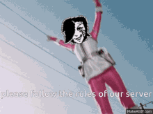 please follow the rules of our server mettaton