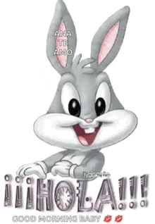 Hola Smile GIF - Hola Smile Bugs Bunny GIFs