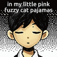 Omori Pink Pajamas GIF - Omori Pink Pajamas Cat Pajamas GIFs