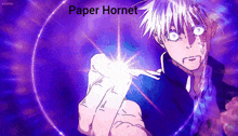 Paper Hornet Hollow Purple GIF