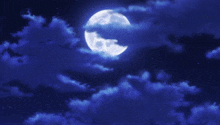небо ночь GIF - небо ночь луна GIFs