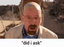 Did I Ask Walter White GIF - Did I Ask Walter White Falling GIFs