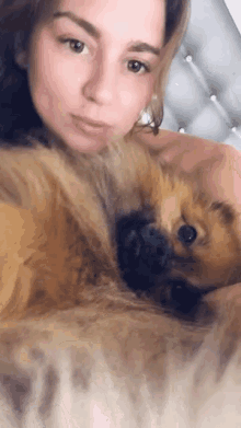 Dog Mom Kisses GIF