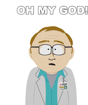 Oh My God Mr Scientist Sticker - Oh My God Mr Scientist South Park Stickers