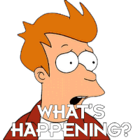What'S Happening Philip J Fry Sticker - What'S Happening Philip J Fry Futurama Stickers