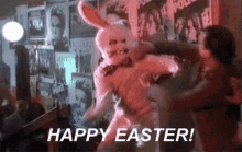 Punch GIF - Easter Happyeaster Easterbunny GIFs