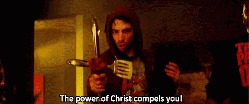 This Is The End GIF - This Is The End Jay Baruchel The Power Of Christ  Compels You - Discover & Share GIFs
