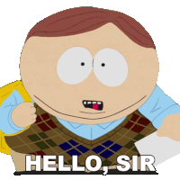 Hello Sir Eric Cartman Sticker - Hello Sir Eric Cartman South Park Dikinbaus Hot Dogs Stickers