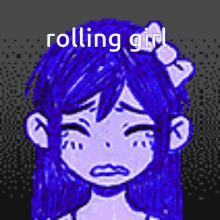 Rolling Girl Omori GIF - Rolling Girl Omori Aubrey GIFs