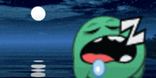 a cartoon smiley face with a tear coming out of its eye