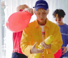 Taekook Bts GIF - Taekook Bts Balloon GIFs