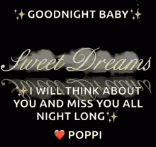 Good Night Baby GIF - Good Night Baby Sweet Dreams GIFs