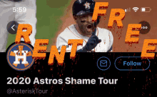 Houston Astros Shame Tour GIF - Houston Astros Astros Shame Tour GIFs