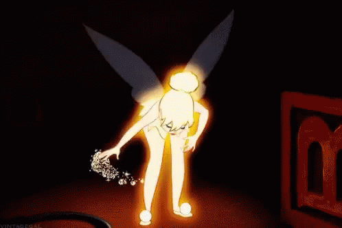 Tinkerbell Dust Off GIF - Tinkerbell Dust Off Clean - Discover & Share GIFs