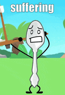 Silver Spoon Suffering GIF - Silver Spoon Suffering Inanimate Insanity GIFs