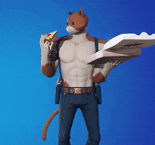 Fortnite Meowscles GIF - Fortnite Meowscles Pizza Party GIFs