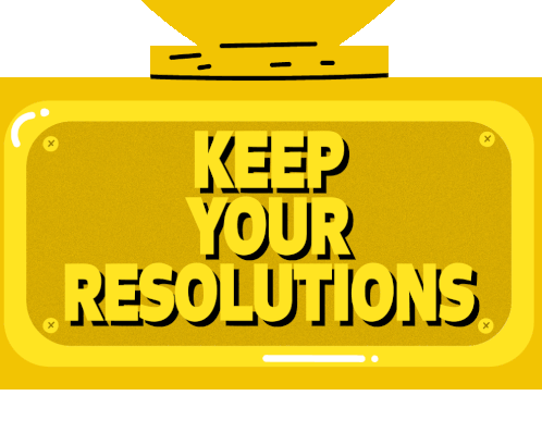 Resolution Keep Your Resolution Sticker - Resolution Keep Your Resolution Resolutions Stickers