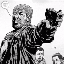 Comic Rick Grimes Animation By Hydn On Youtube GIF - Comic Rick Grimes Animation By Hydn On Youtube The Walking Dead GIFs