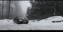 audi s3 snow car advertisement