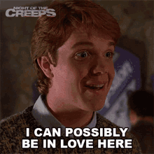 I Can Possibly Be In Love Here Chris GIF - I Can Possibly Be In Love Here Chris Night Of The Creeps GIFs