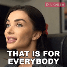 That Is For Everybody Amy Jackson GIF - That Is For Everybody Amy Jackson Pinkvilla GIFs
