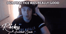 Our Practice Was Really Good Ricky GIF - Our Practice Was Really Good Ricky Richard Stacy GIFs